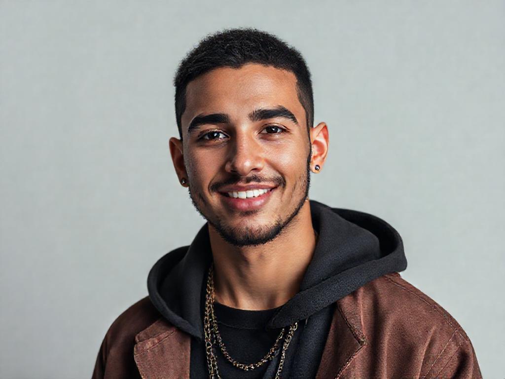 Portrait d'un rappeur algérien